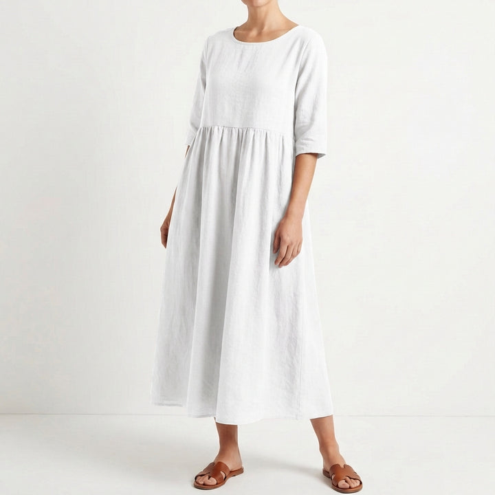 Cielo | Vestito Midi Largo a Manica Media Donna