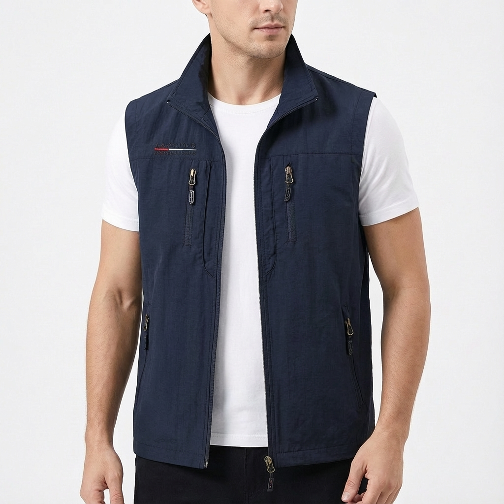 Danny | Chaleco Casual con Cremallera para Hombre