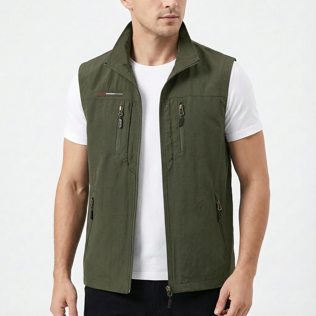 Danny | Chaleco Casual con Cremallera para Hombre