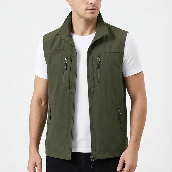 Danny | Chaleco Casual con Cremallera para Hombre