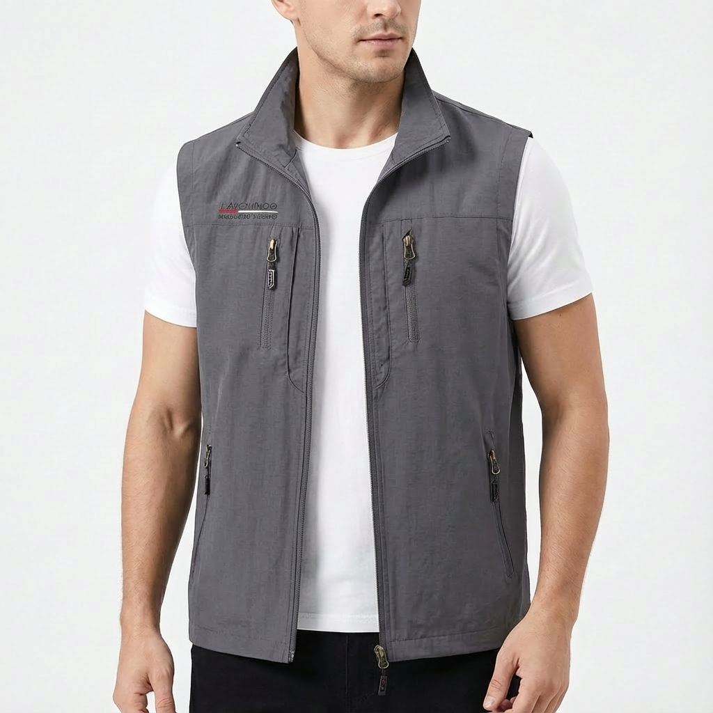 Danny | Chaleco Casual con Cremallera para Hombre