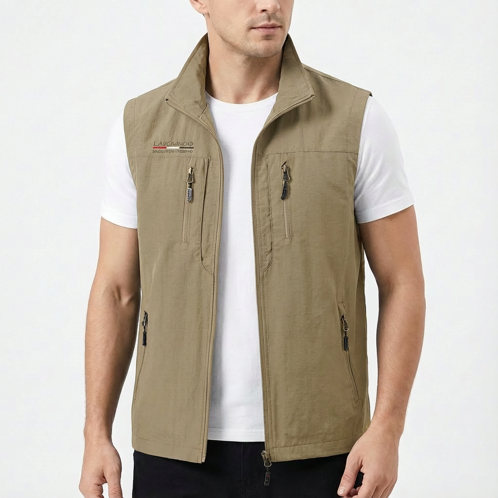 Danny | Chaleco Casual con Cremallera para Hombre