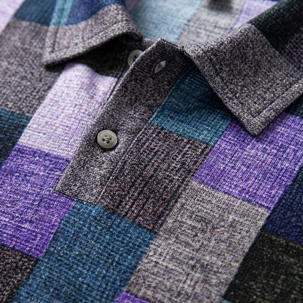 Danny | Polo de Manga Corta con Diseño Patchwork para Hombre