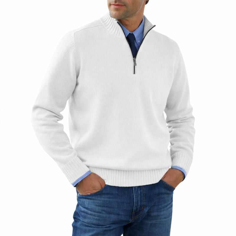 Danny | Suéter para Hombre con Cremallera Corta de Cuarto