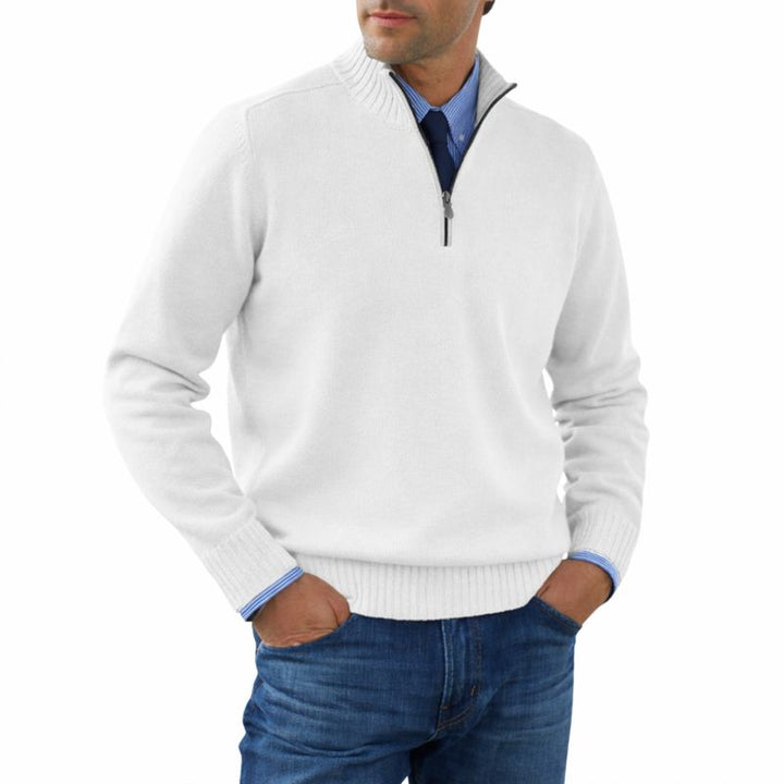 Danny | Suéter para Hombre con Cremallera Corta de Cuarto