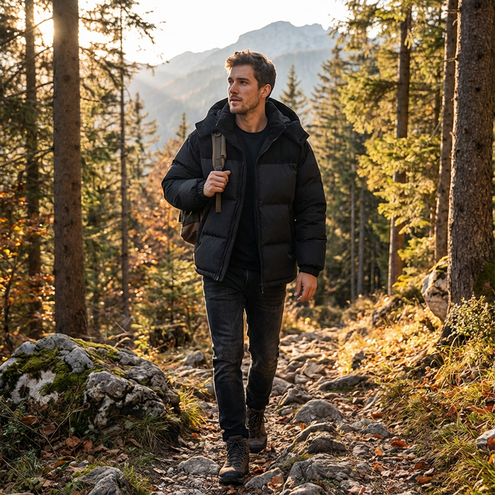 Dave | Chaqueta Acolchada con Capucha para Hombre