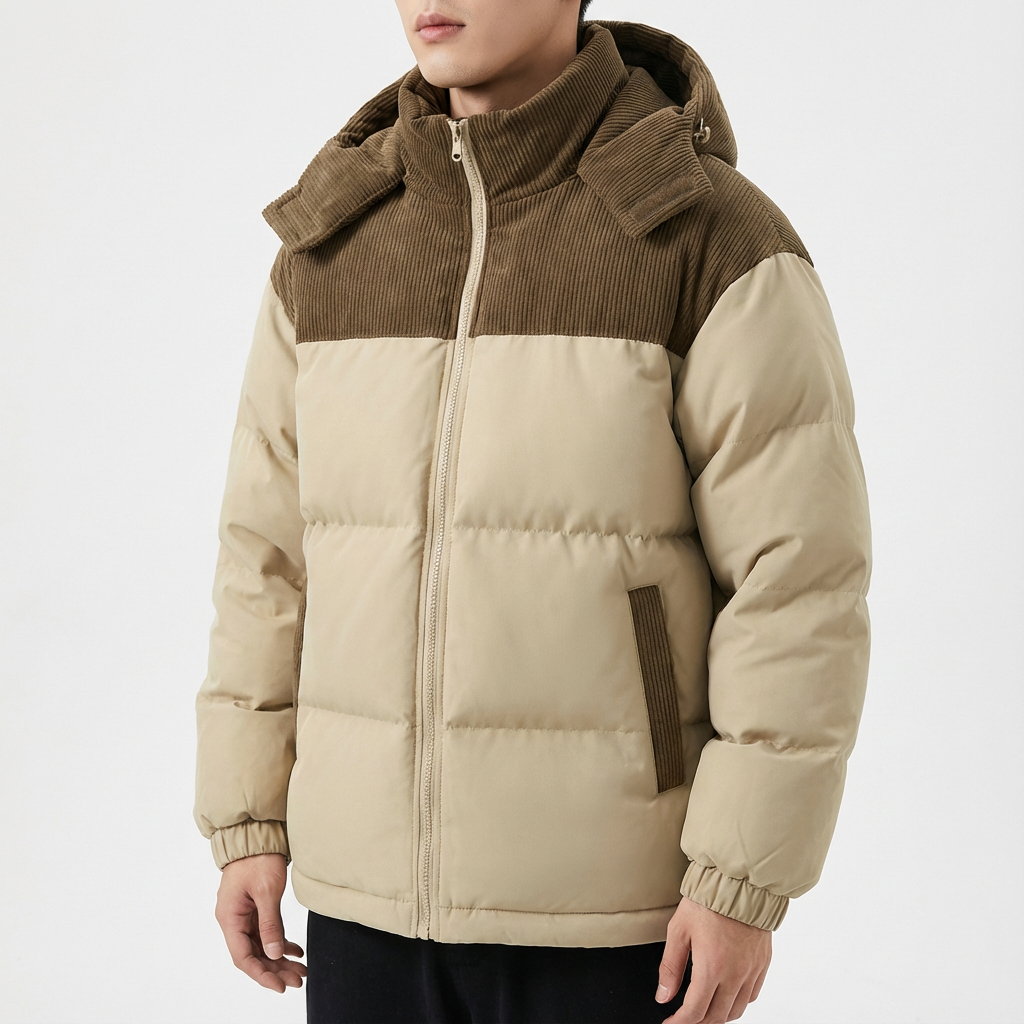 Dave | Chaqueta Acolchada con Capucha para Hombre