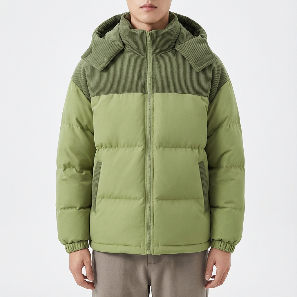 Dave | Chaqueta Acolchada con Capucha para Hombre