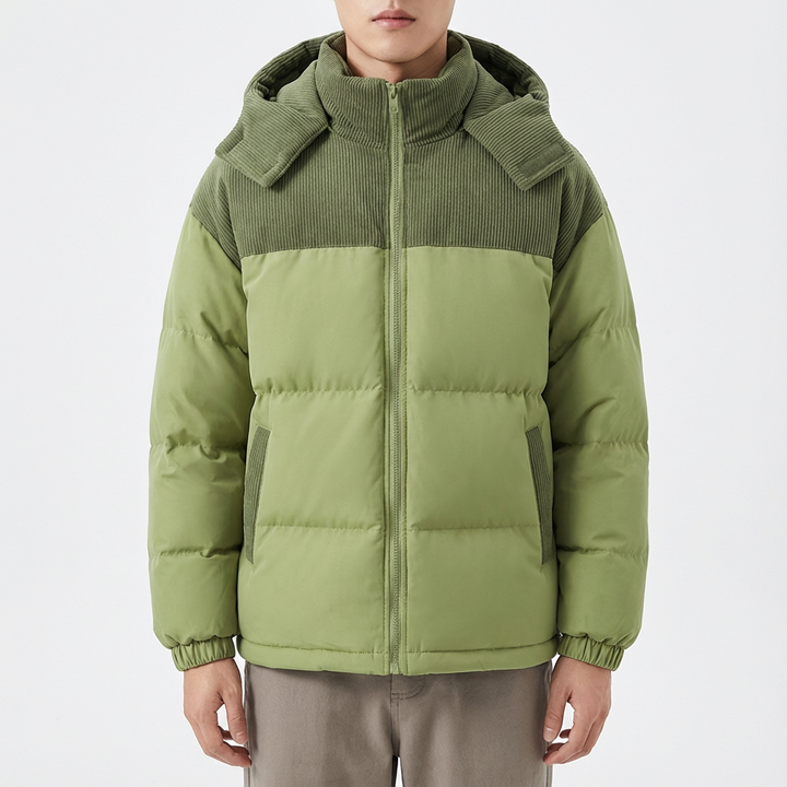 Dave | Chaqueta Acolchada con Capucha para Hombre