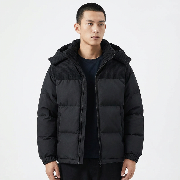 Dave | Chaqueta Acolchada con Capucha para Hombre