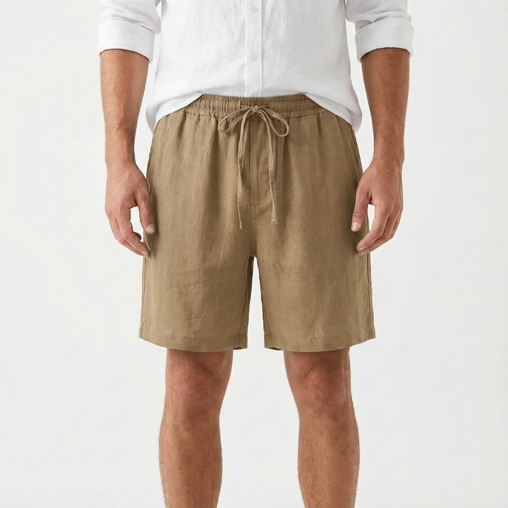 Diego | Bermudas Hombre Con Cintura Con Cordón Y Corte Relajado | Casual