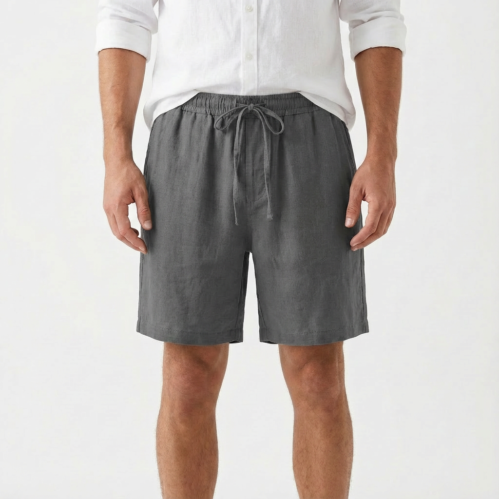 Diego | Bermudas Hombre Con Cintura Con Cordón Y Corte Relajado | Casual