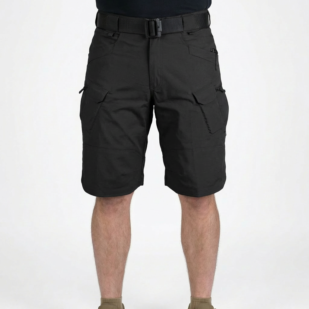 Diego | Bermudas Tácticas Hombre Con Múltiples Bolsillos Y Cintura Elástica | Utility