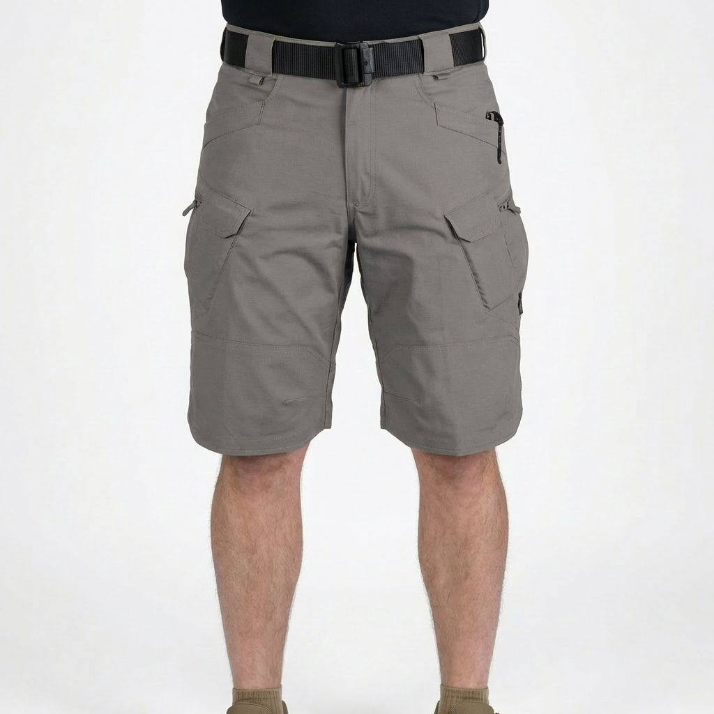 Diego | Bermudas Tácticas Hombre Con Múltiples Bolsillos Y Cintura Elástica | Utility