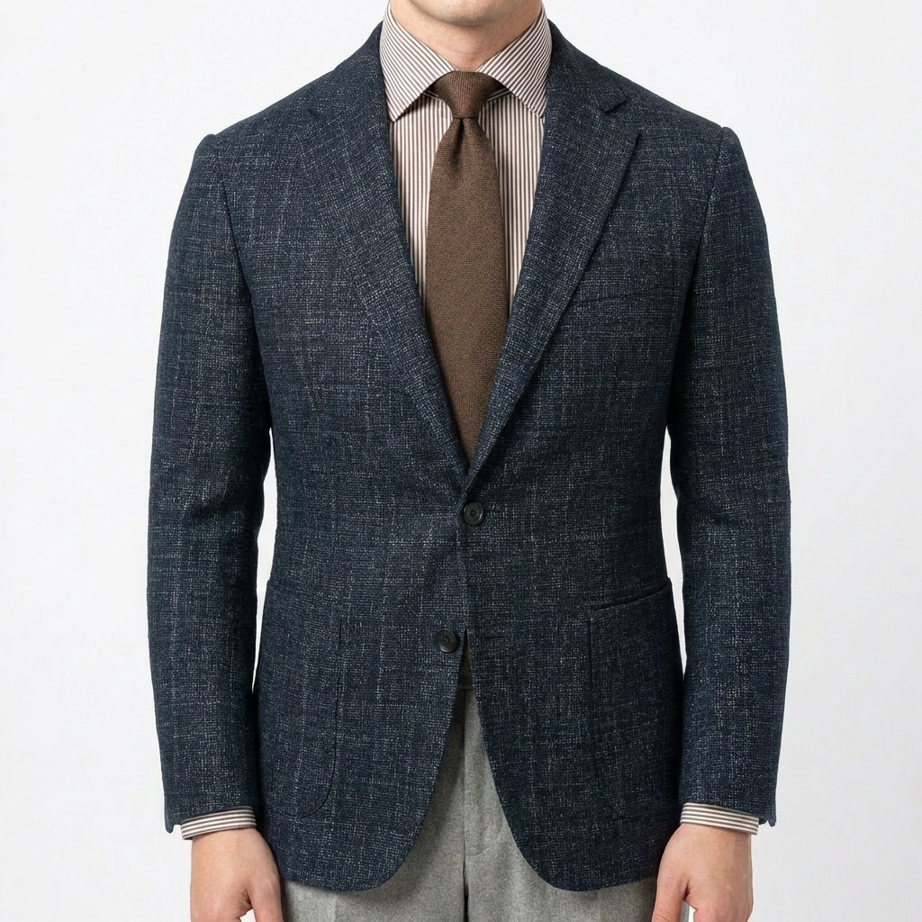 Diego | Blazer Hombre Con Solapa Clásica Y Bolsillo Con Pañuelo | Smart Casual