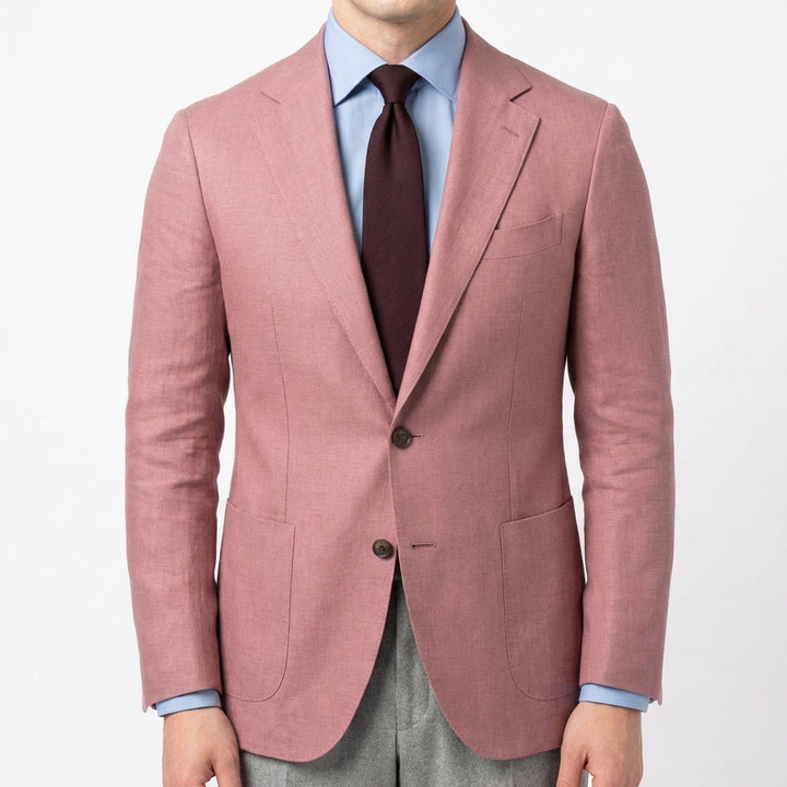 Diego | Blazer Hombre Con Solapa Clásica Y Bolsillo Con Pañuelo | Smart Casual