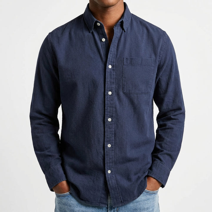 Diego | Camisa Hombre Con Cuello Button-Down Y Bolsillo | Casual