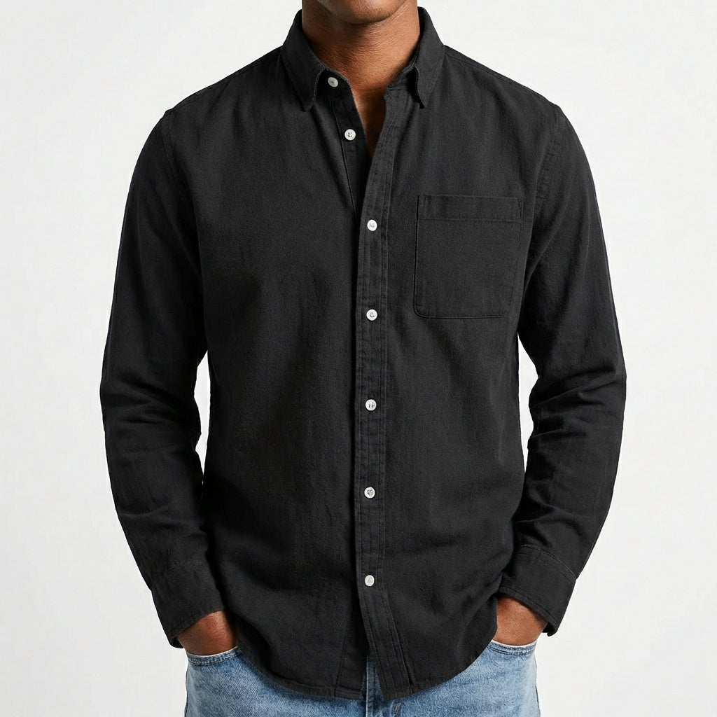 Diego | Camisa Hombre Con Cuello Button-Down Y Bolsillo | Casual