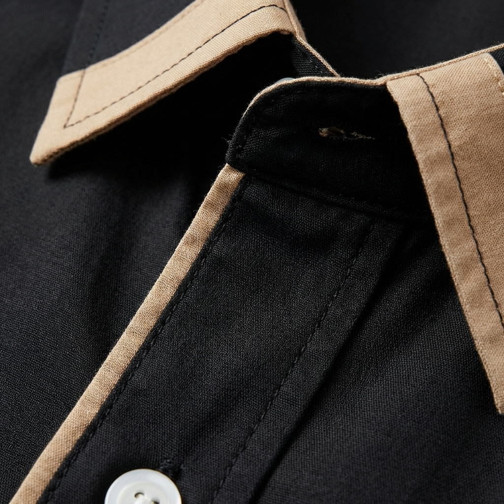 Diego | Camisa Hombre Con Detalles En Contraste Y Cuello Clásico | Elegante