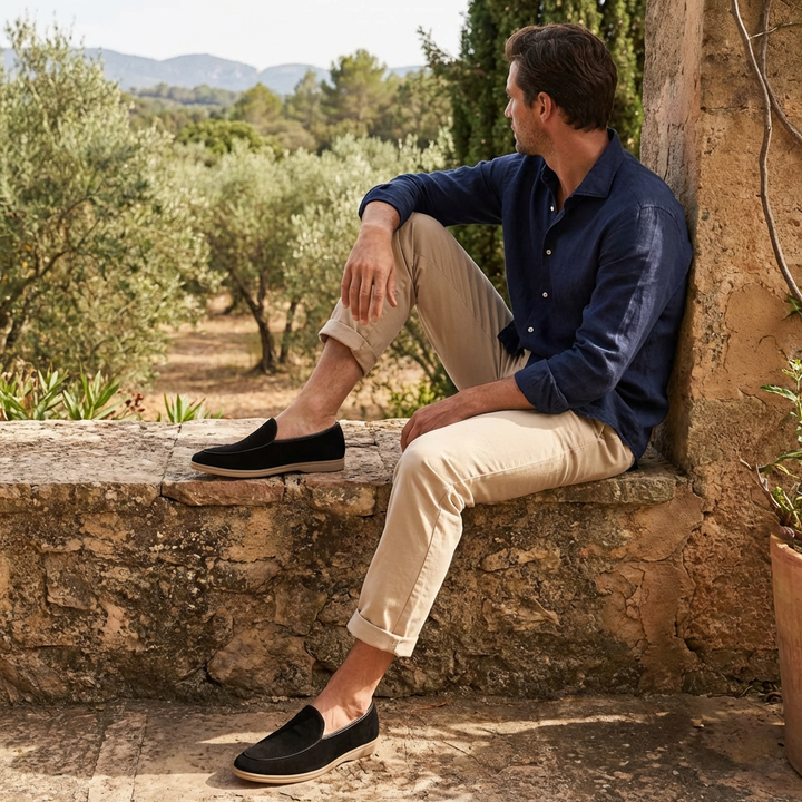 Diego | Mocasines Hombre Con Diseño Minimalista Y Suela Contraste | Elegante