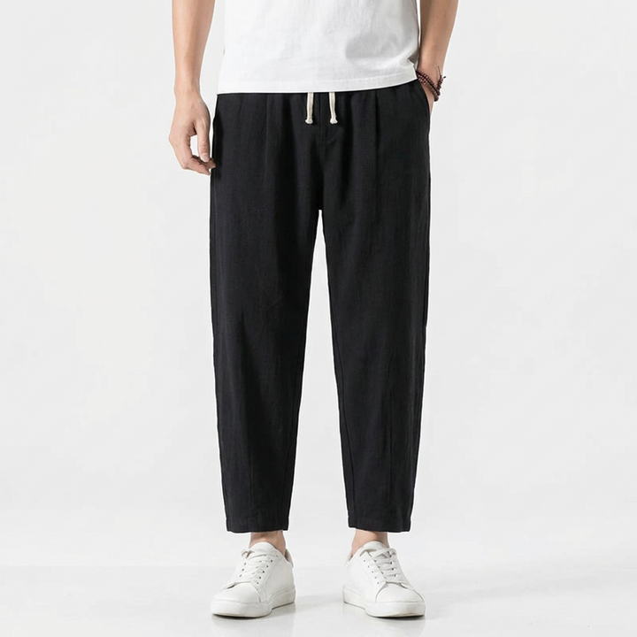 Diego | Pantaloni Harem Uomo con Vita con Laccio e Taglio Largo | Informale