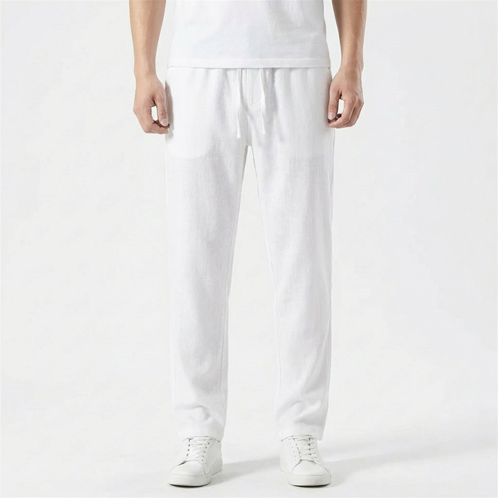 Diego | Pantalón Hombre Con Cintura Con Cordón Y Pernera Recta | Casual