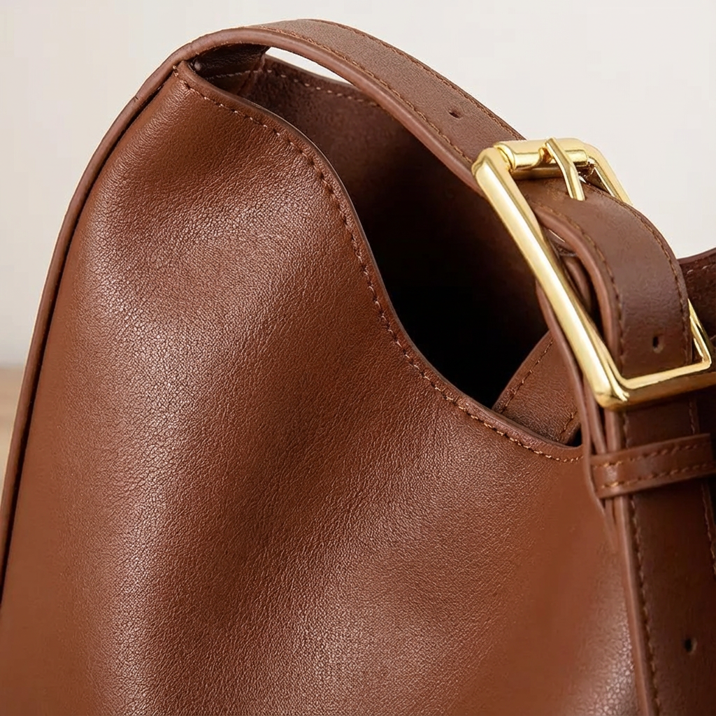 Dominique | Borsa Hobo a Spalla da Donna con Dettaglio Fibbia