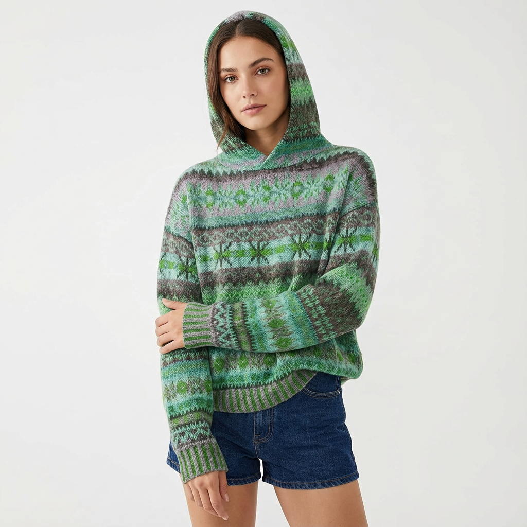 Donna | Sudadera con Capucha de Manga Larga para Mujer