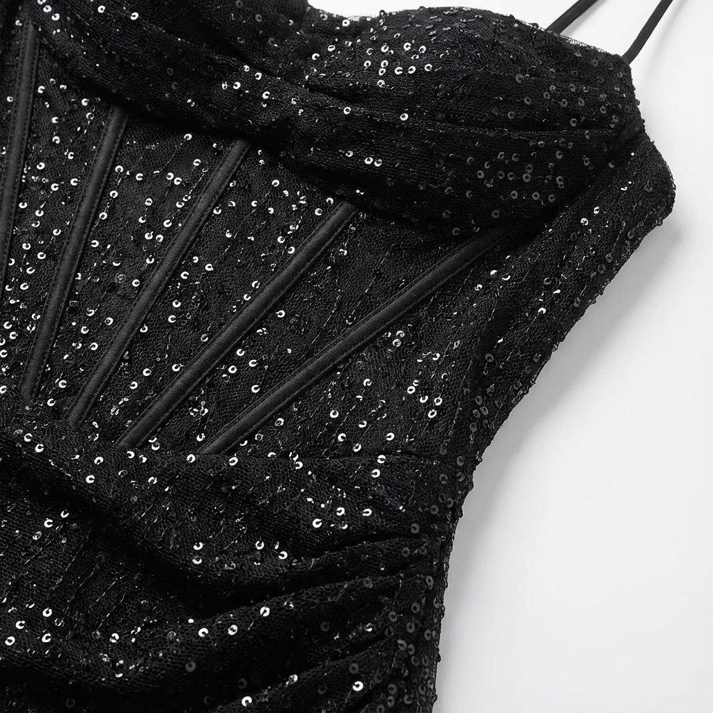 Donna | Vestido Maxi con Corsé y Abertura para Mujer