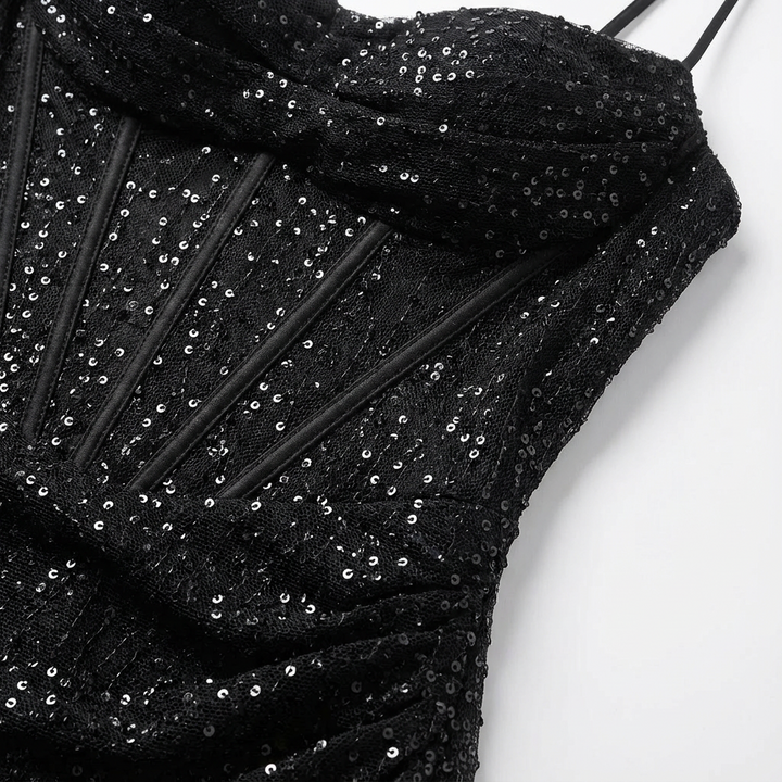 Donna | Vestido Maxi con Corsé y Abertura para Mujer