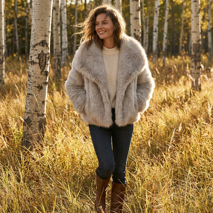 Dorothy | Chaqueta Corta de Imitación de Piel para Mujer