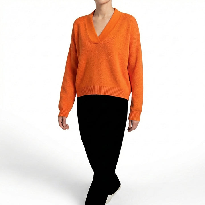 Eladia | Mujer Jersey Punto Escote V Holgado