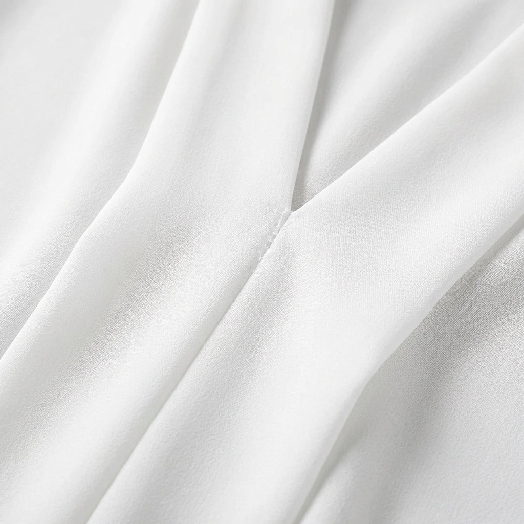 Elena | Blusa Sin Mangas Pliegue Frontal Mujer