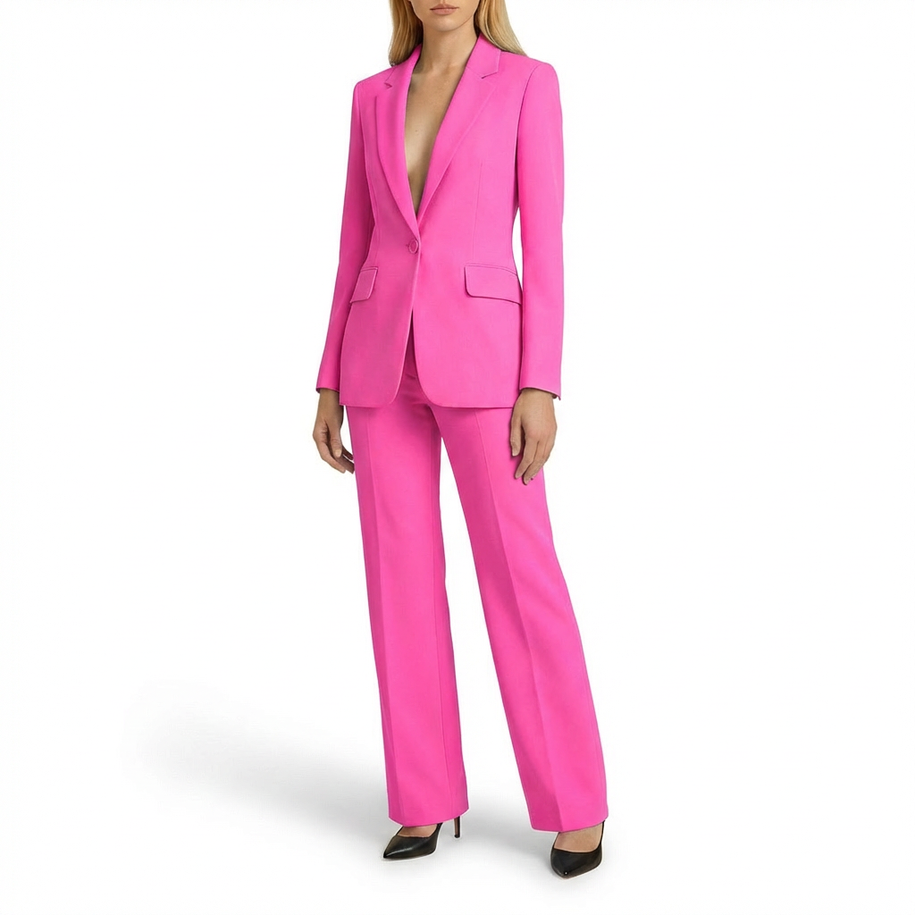 Elena | Traje Blazer y Pantalón Recto Mujer Elegante