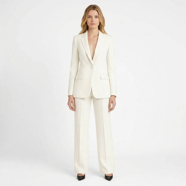 Elena | Completo Blazer e Pantaloni Dritti Donna Elegante