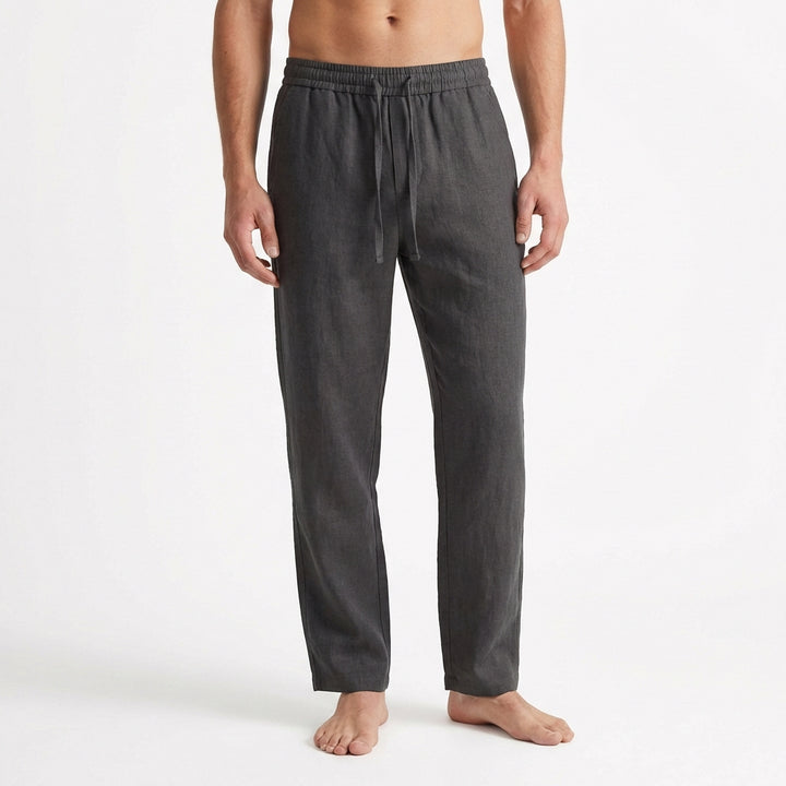 Ernesto | Uomo Pantalone Dritto con Coulisse in Vita Elastica