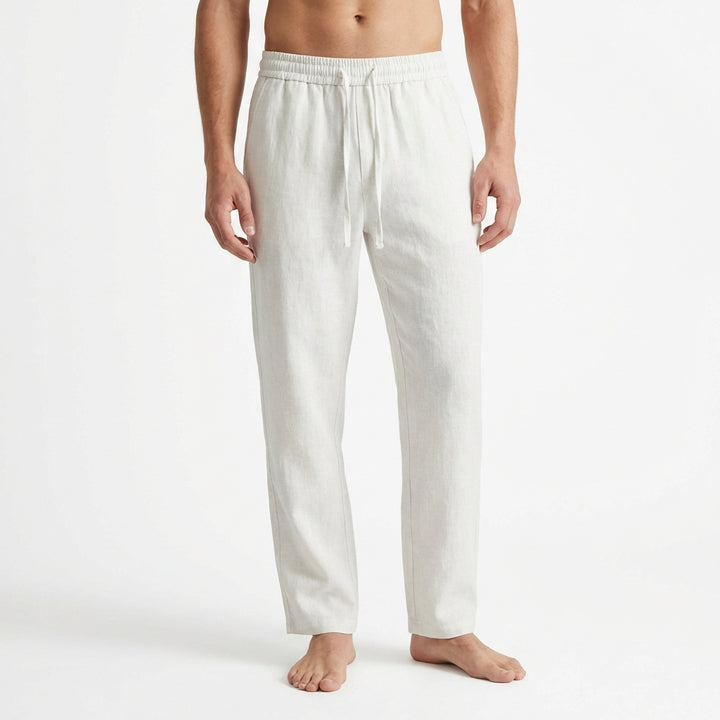 Ernesto | Uomo Pantalone Dritto con Coulisse in Vita Elastica