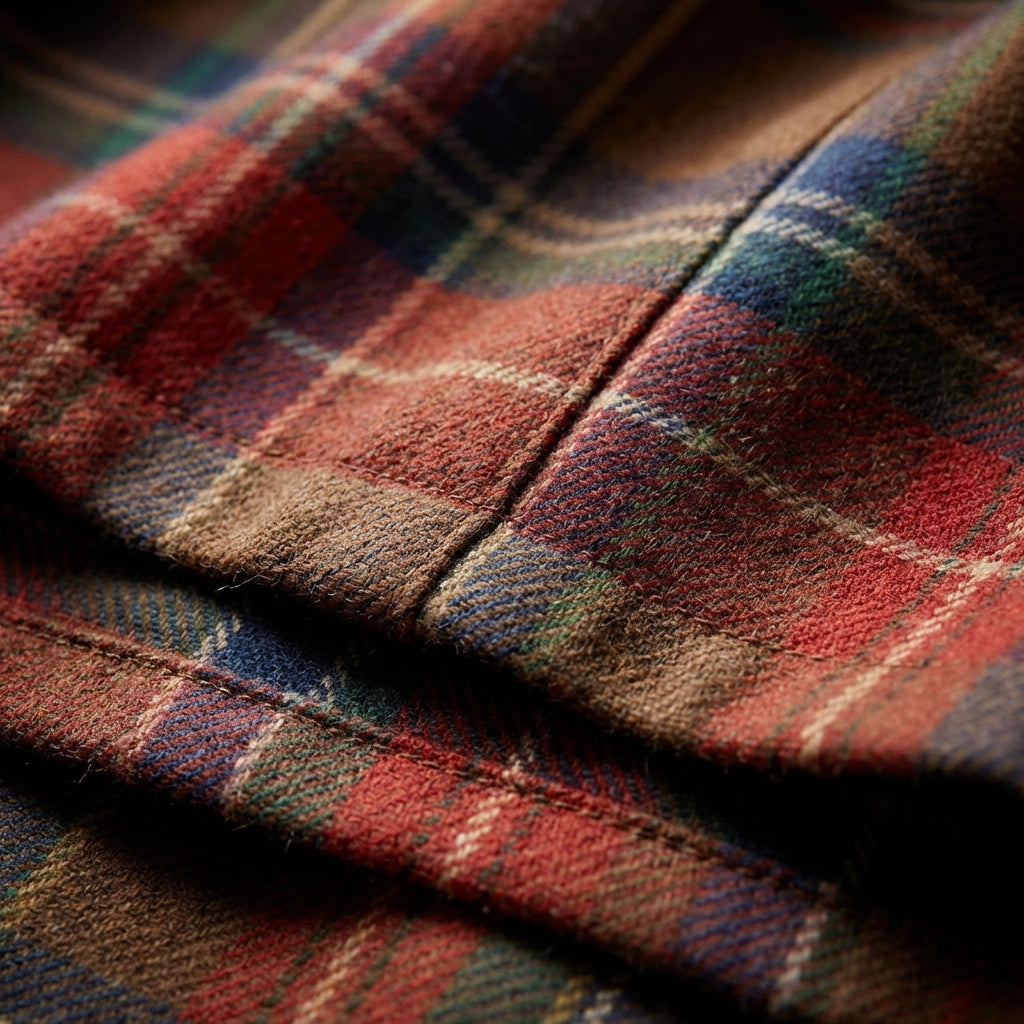 Escocia | Vestito Camicia Lungo a Quadri Donna