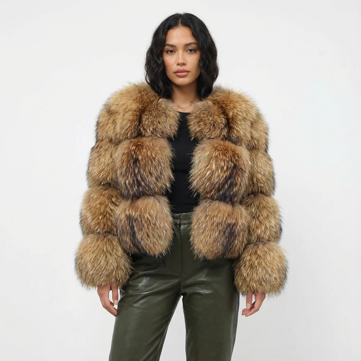 Eva | Chaqueta Corta de Piel Sintética para Mujer