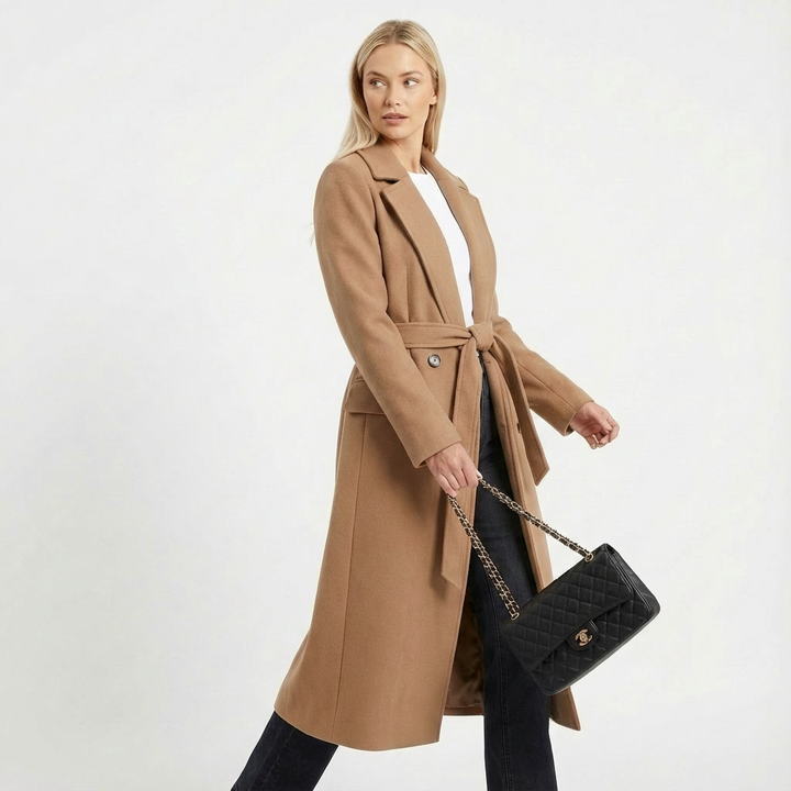 Faith | Abrigo Largo Cruzado de Mujer