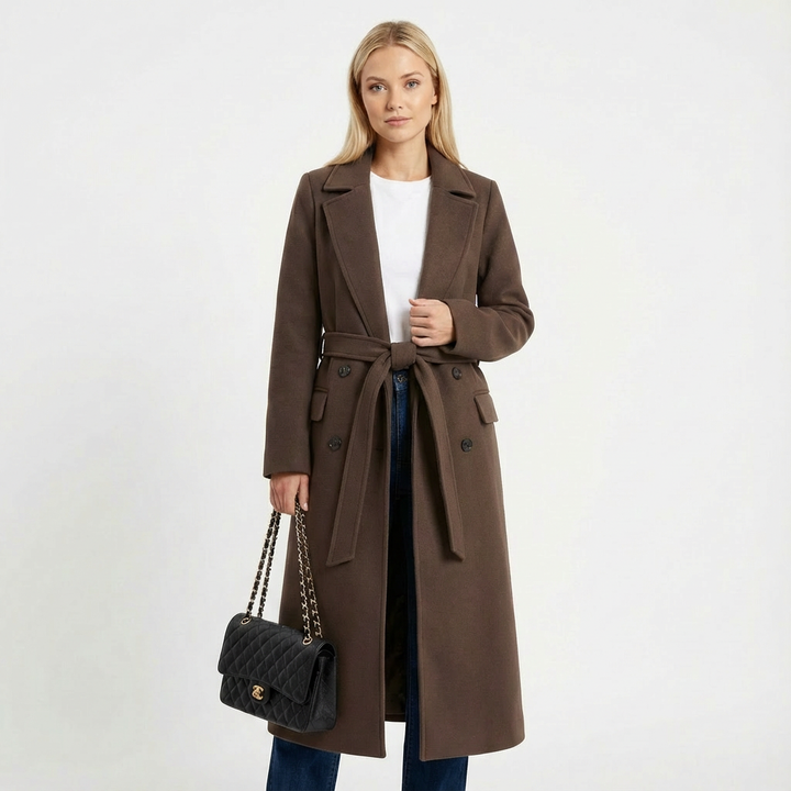 Faith | Abrigo Largo Cruzado de Mujer