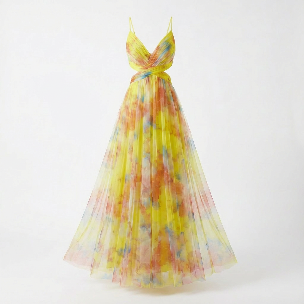 Fern | Vestito Maxi con Spalline Sottili da Donna