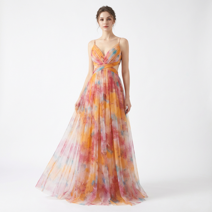 Fern | Vestito Maxi con Spalline Sottili da Donna