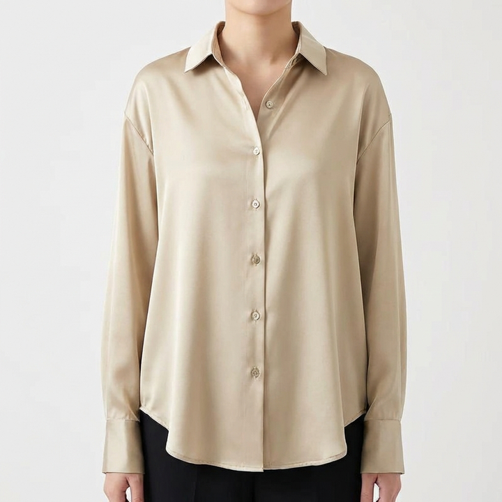 Gabriella | Camisa de Manga Larga con Botones para Mujer