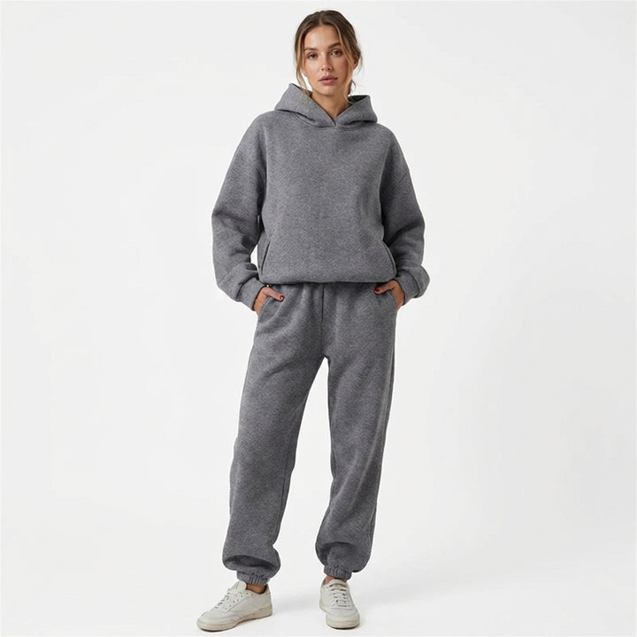 Gadea | Donna Completo Felpa con Cappuccio e Pantaloni Larghi