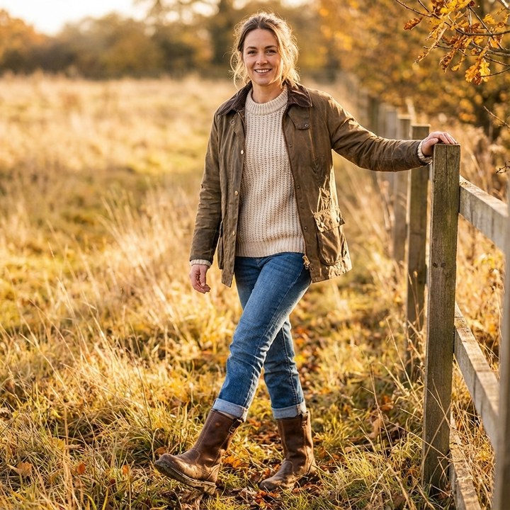 Geraldine | Stivali da Donna a Mezza Gamba in Pelle senza Chiusura