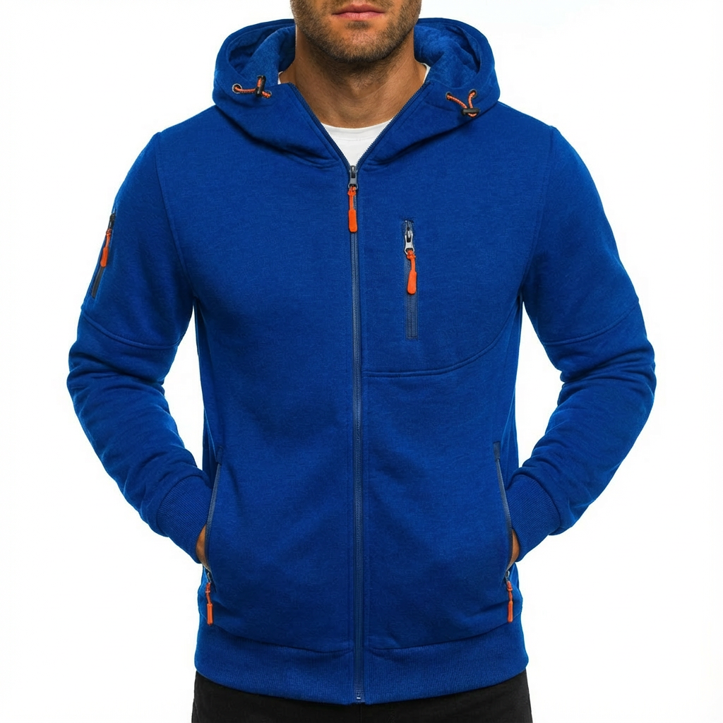 Gilbert | Giacca con Cappuccio e Cerniera Intera da Uomo