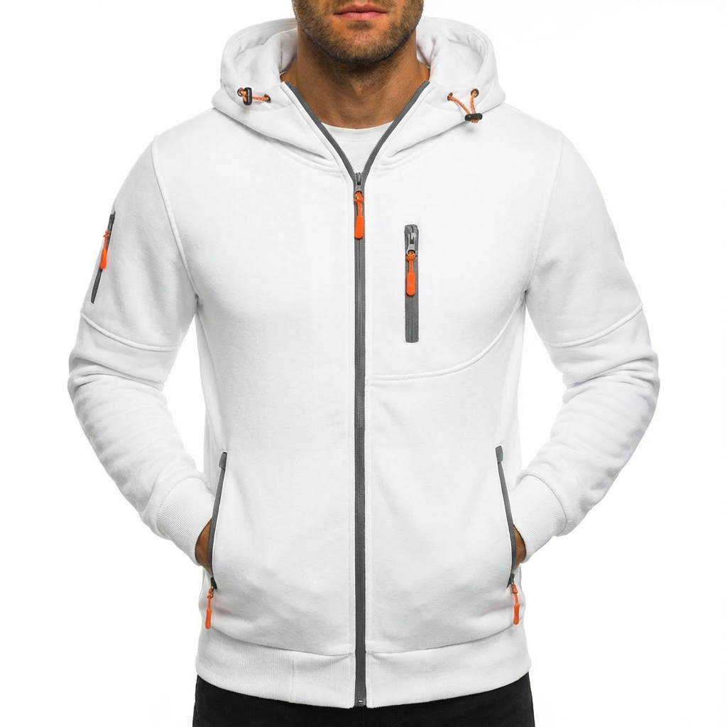 Gilbert | Giacca con Cappuccio e Cerniera Intera da Uomo