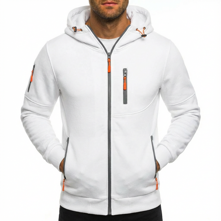 Gilbert | Giacca con Cappuccio e Cerniera Intera da Uomo