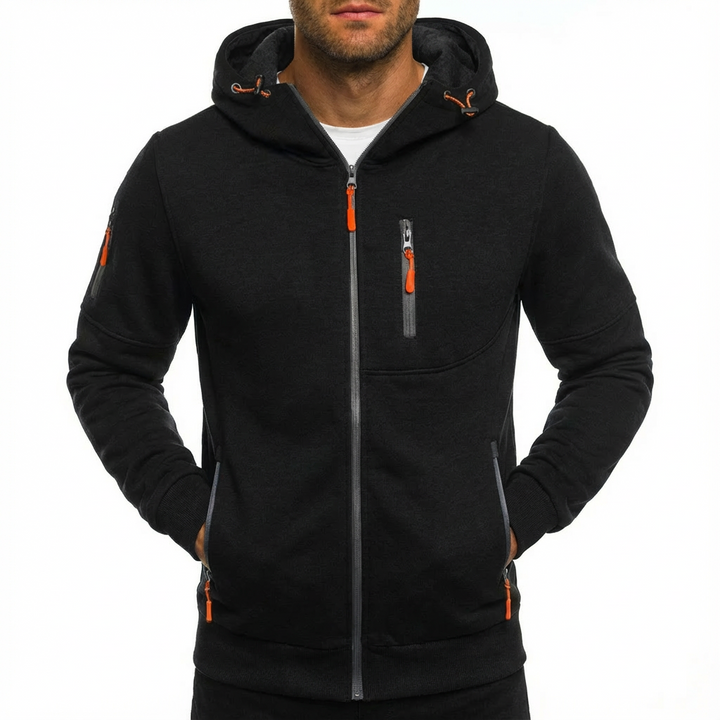 Gilbert | Giacca con Cappuccio e Cerniera Intera da Uomo